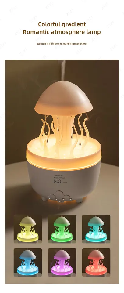 Jellyfish Aroma Humidifier with Colorful Lights