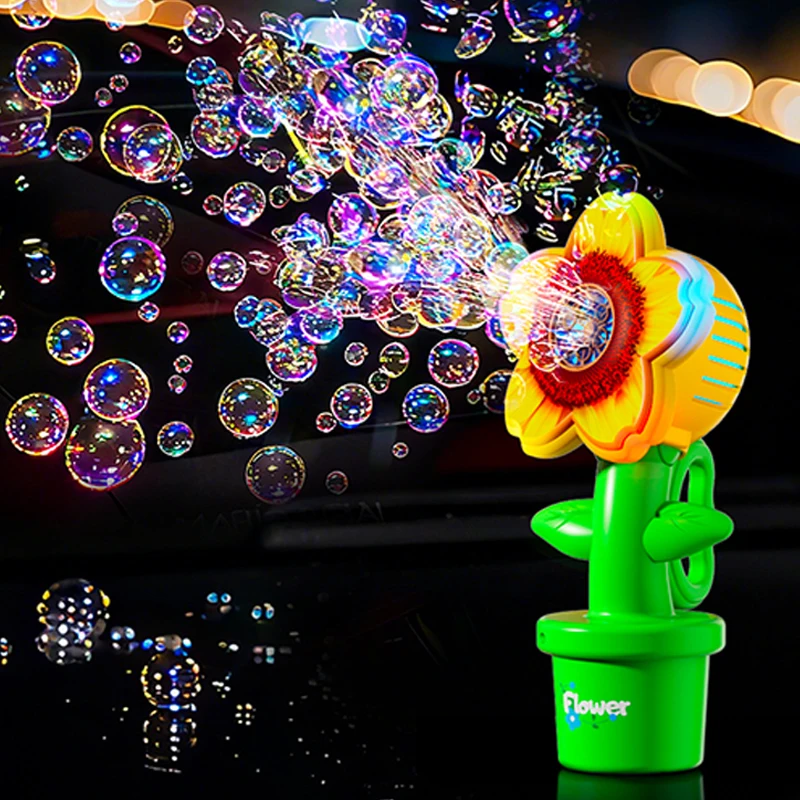 Automatic Flower Bubble Machine
